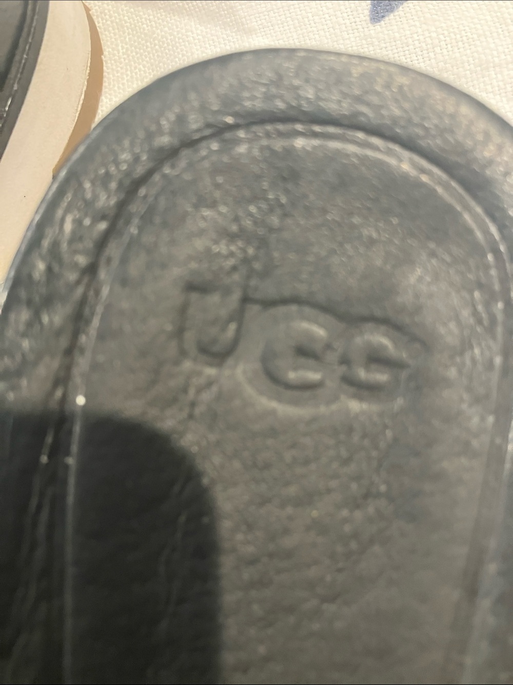 UGG Black Crisscross Slide Sandals - Picture 7 of 9